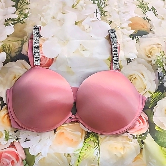 Victoria's Secret Other - Victoria's Secret Very Sexy Shine Straps Embellished Push Up Rhinestone Bra